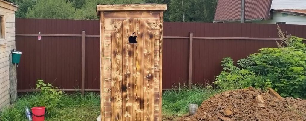 Дачный туалет в Истринском районе